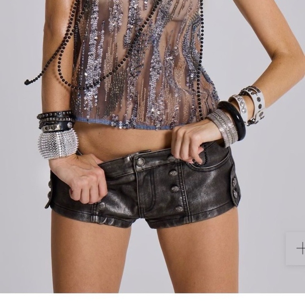 Jaded London Multicolor Sequin Top